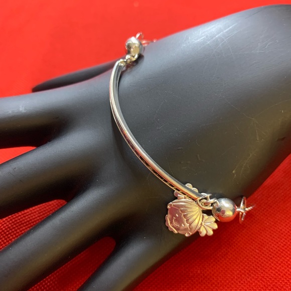 925 sterling silver bracelet with yellow, white and pink zircon and girl charm‎ - Picture 15 of 16